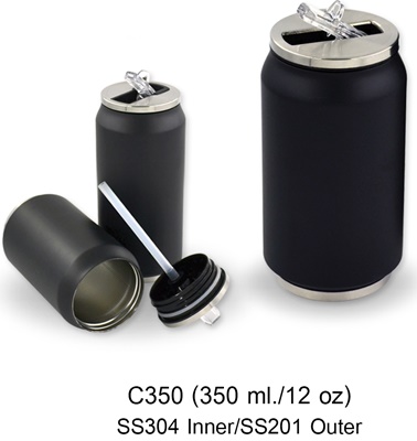 แก้วน้ำสแตนเลส ร้อน - เย็น แก้วมัค แก้วสแตนเลสพรีเมี่ยม รหัส C350