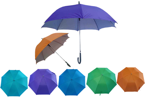  ร่มกันฝน ร่มยูวี ร่มตอนเดียว มีสีฟ้า ส้ม ม่วง เขียว น้ำเงิน รหัส SUM-58-1